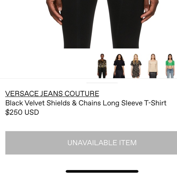 Versace jeans couture size 40 (fits like XS/S) - Picture 8 of 9